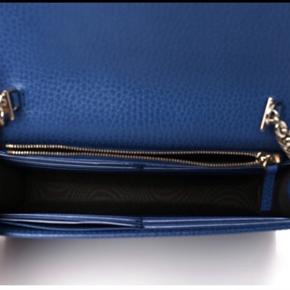 Gucci Marmont GG Bag with Chain Strap. Caspian Blue. - Picture 7 of 11